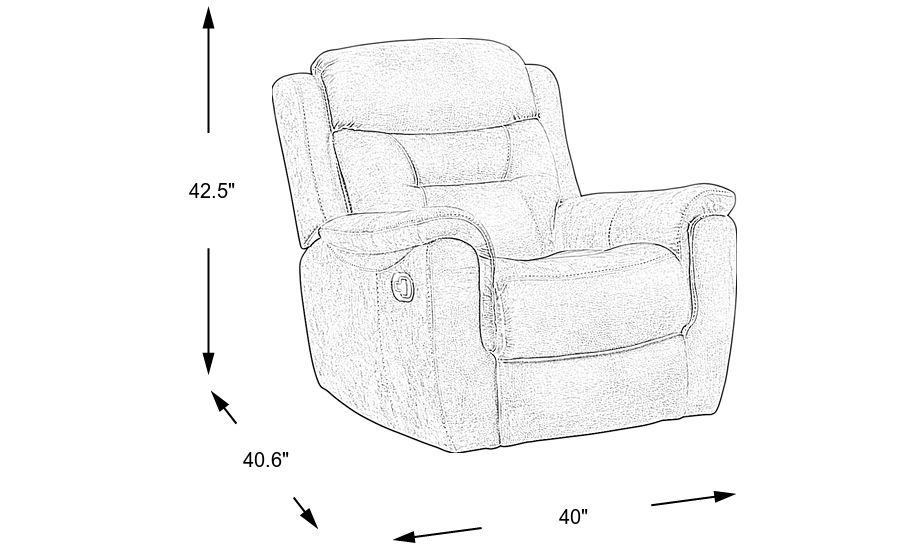 Dimension Image. Please refer to the Dimension Tab on this page for dimension details.