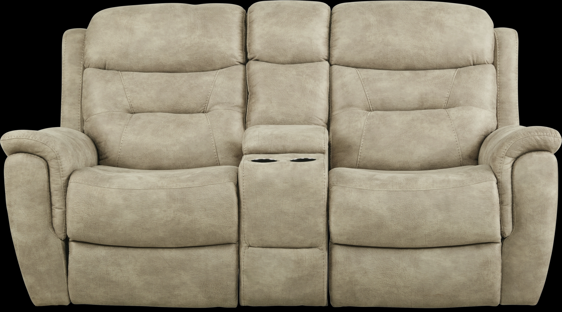 Halton Hills Sand Power Reclining Console Loveseat - Thumbnail - Image 3