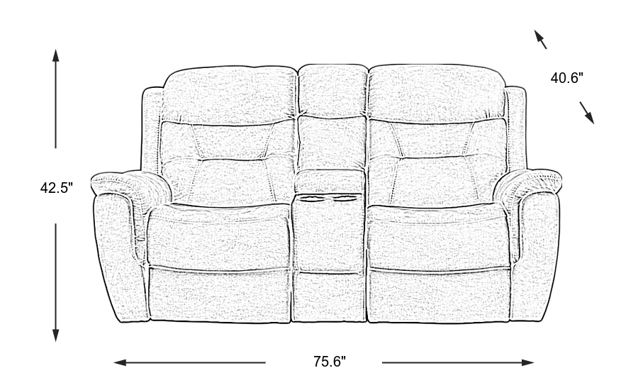 Dimension Image. Please refer to the Dimension Tab on this page for dimension details.