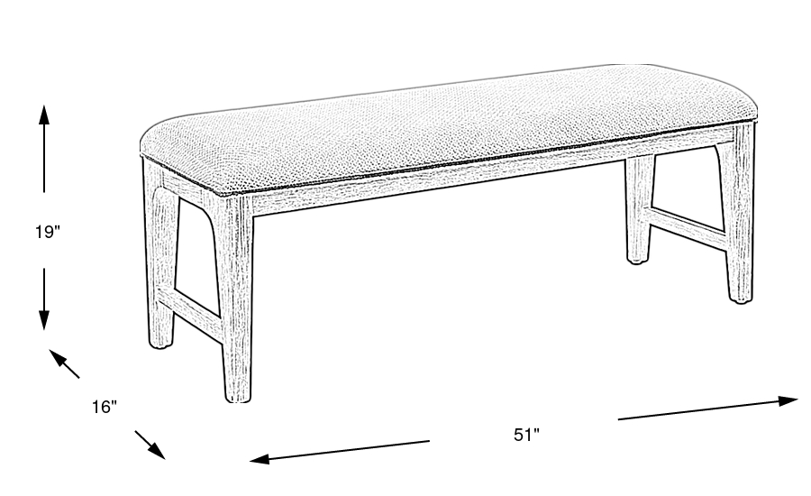 Dimension Image. Please refer to the Dimension Tab on this page for dimension details.
