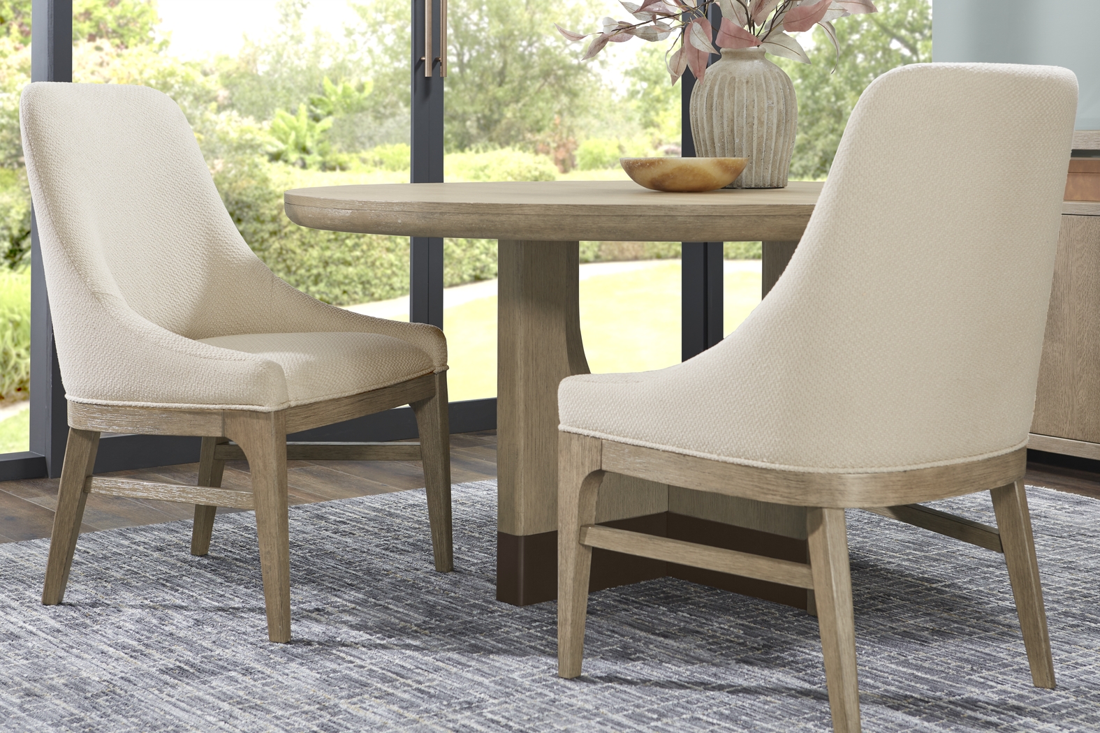 Halverson Honey 5 Pc Dining Room with Arm Chairs - Thumbnail - Image 8