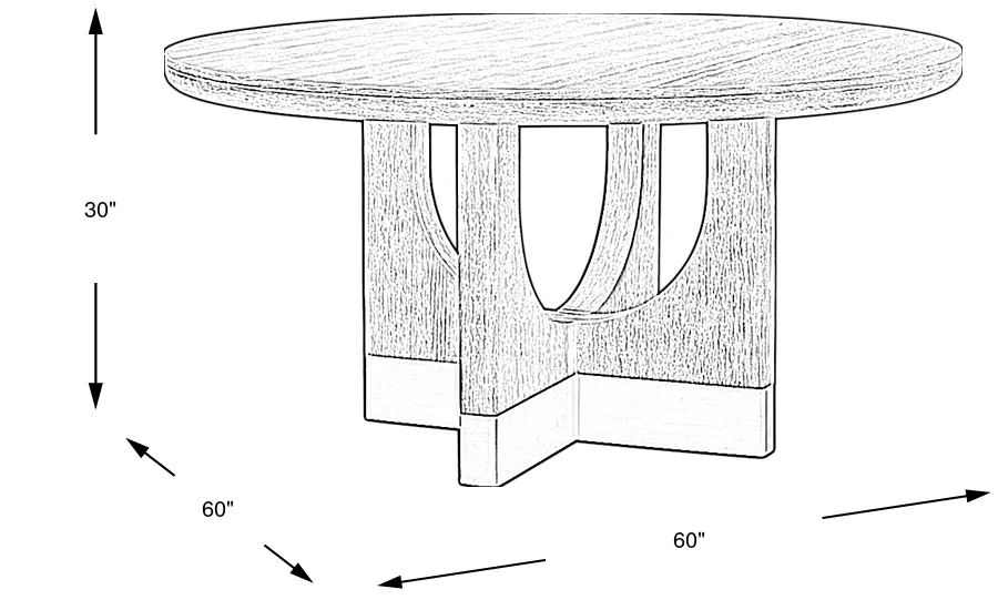 Dimension Image. Please refer to the Dimension Tab on this page for dimension details.