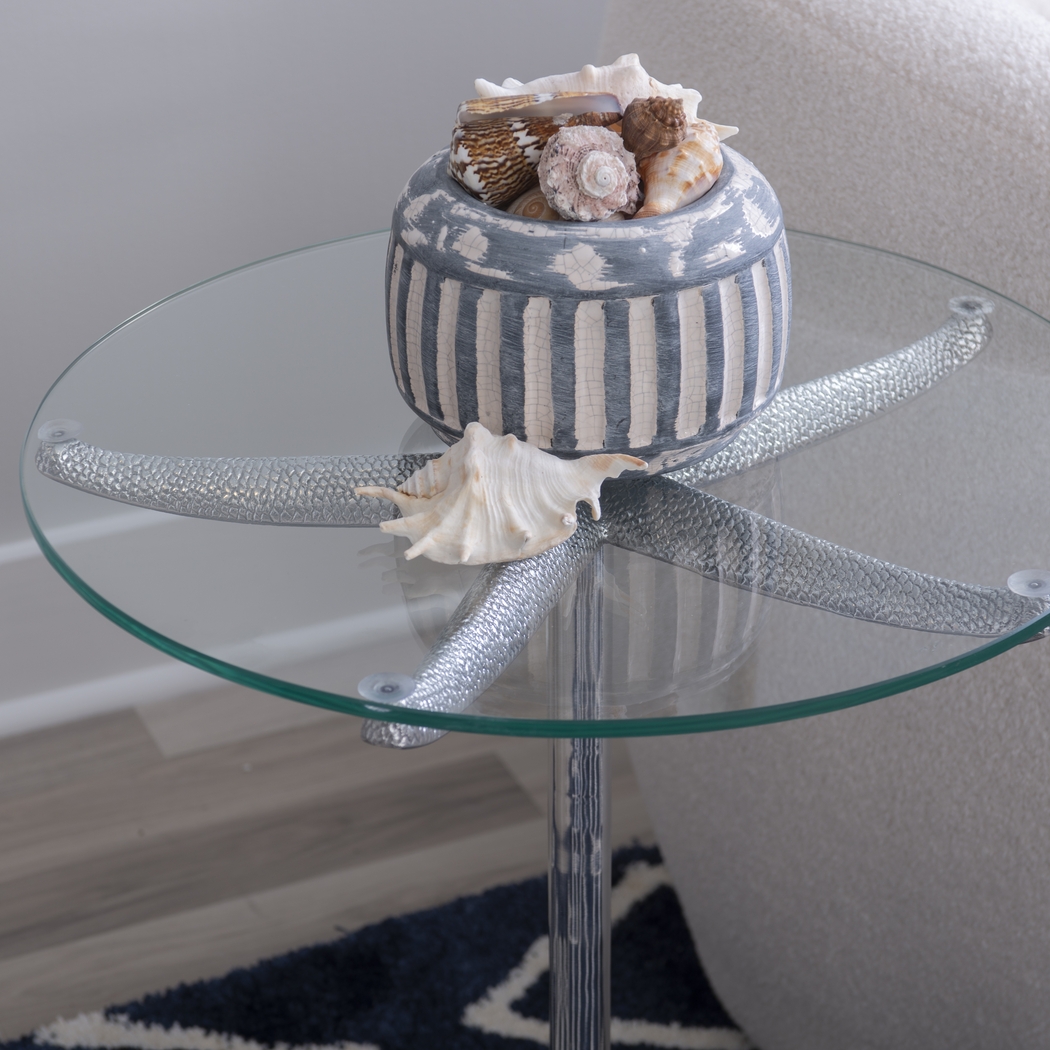 Halwin Silver Accent Table - Thumbnail - Image 6