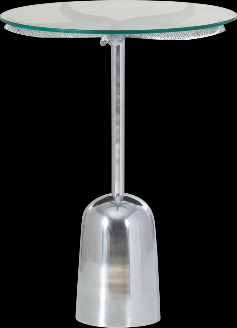 Halwin Silver Accent Table - Thumbnail - Image 1