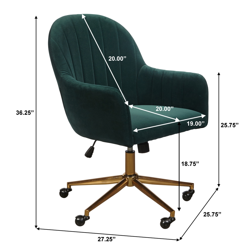 Hambledon Green Office Chair - Thumbnail - Image 8