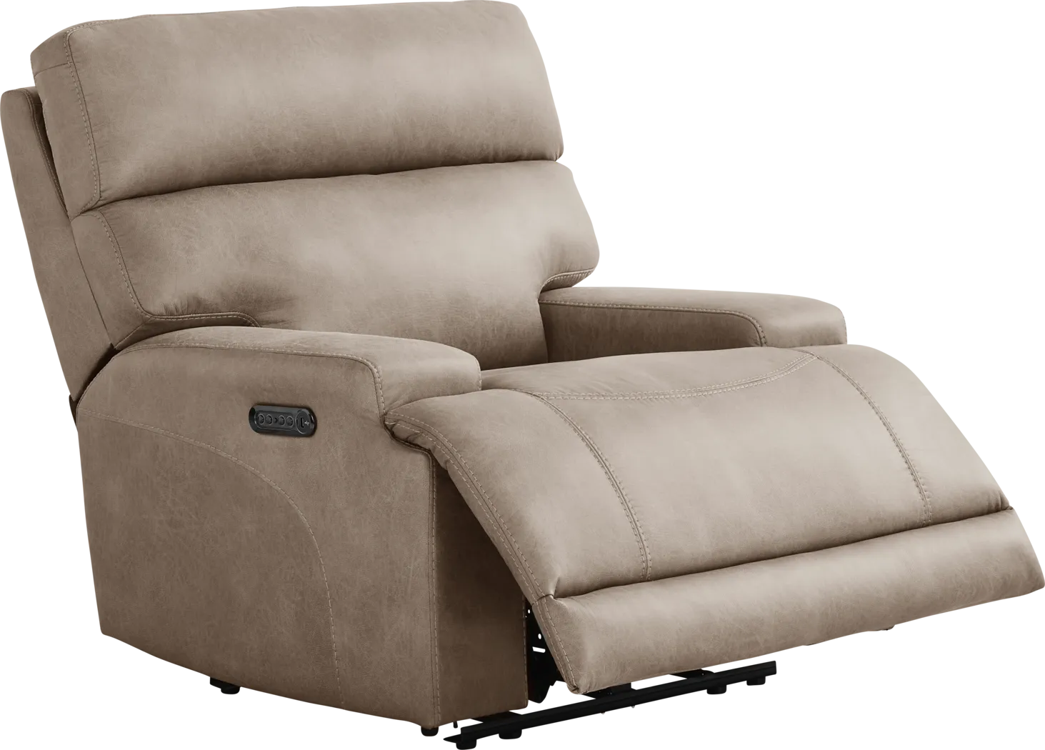 Hamilton Mushroom Dual Power Recliner - Thumbnail - Image 1