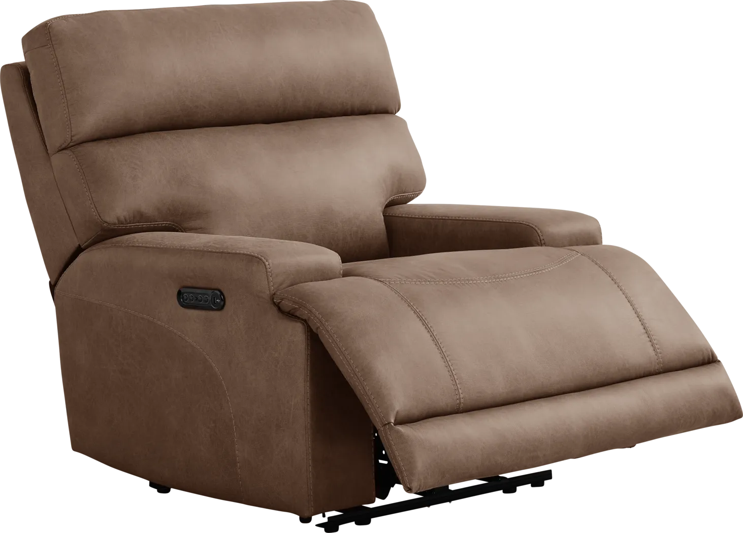 Hamilton Tobacco Dual Power Recliner - Thumbnail - Image 1