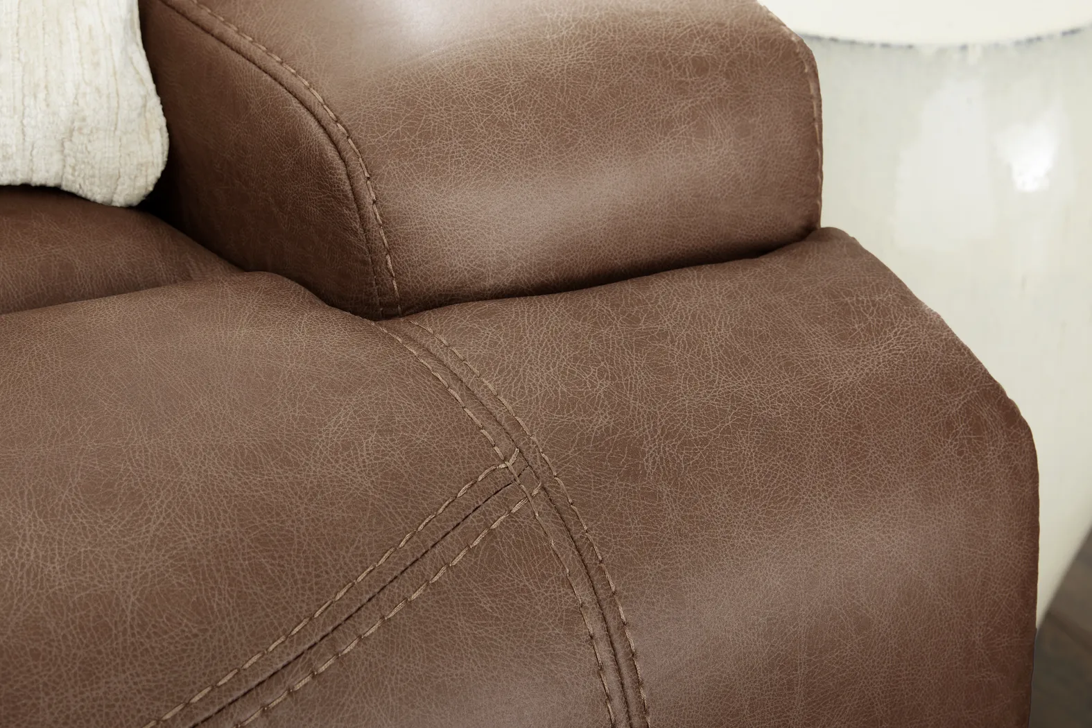 Hamilton Tobacco Dual Power Reclining Sofa - Thumbnail - Image 3