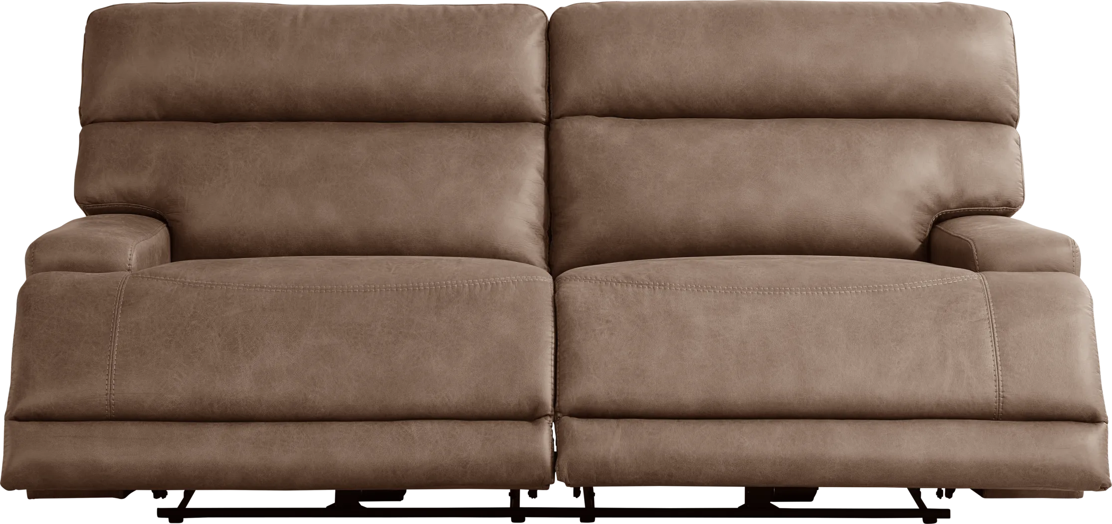 Hamilton Tobacco Dual Power Reclining Sofa - Thumbnail - Image 1
