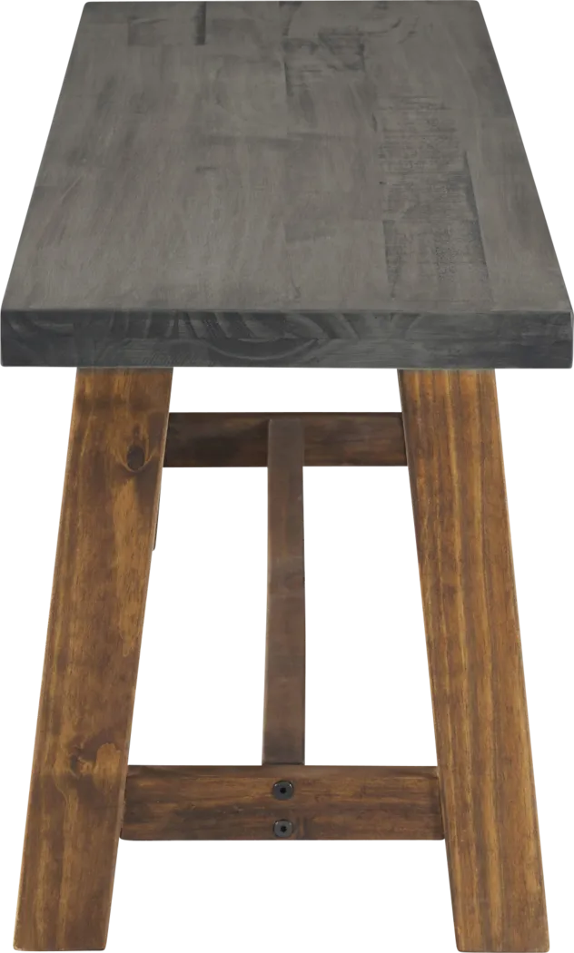 Hammerwill Gray Dining Bench - Thumbnail - Image 3