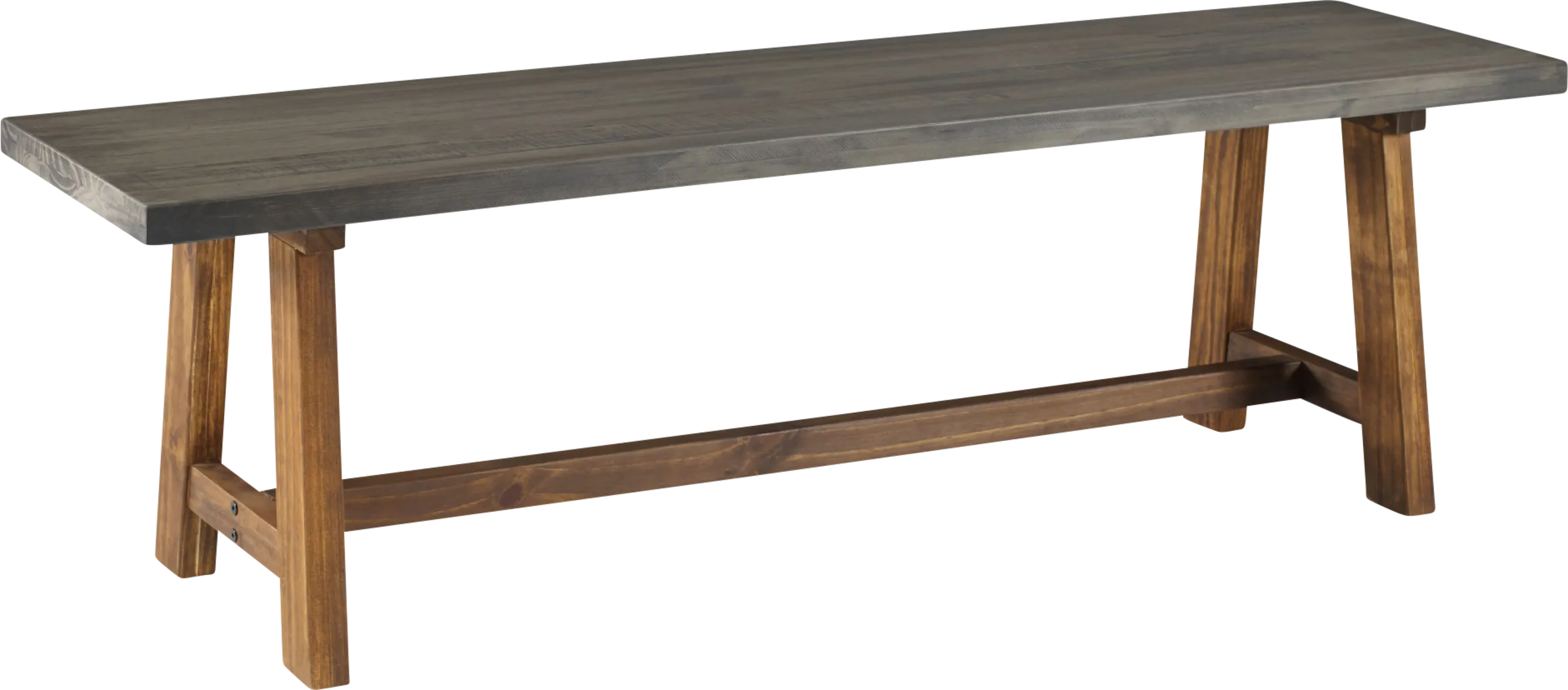 Hammerwill Gray Dining Bench - Thumbnail - Image 1