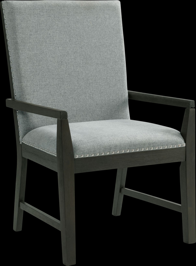 Hammerworth Gray Arm Chair, Set of 2 - Thumbnail - Image 3