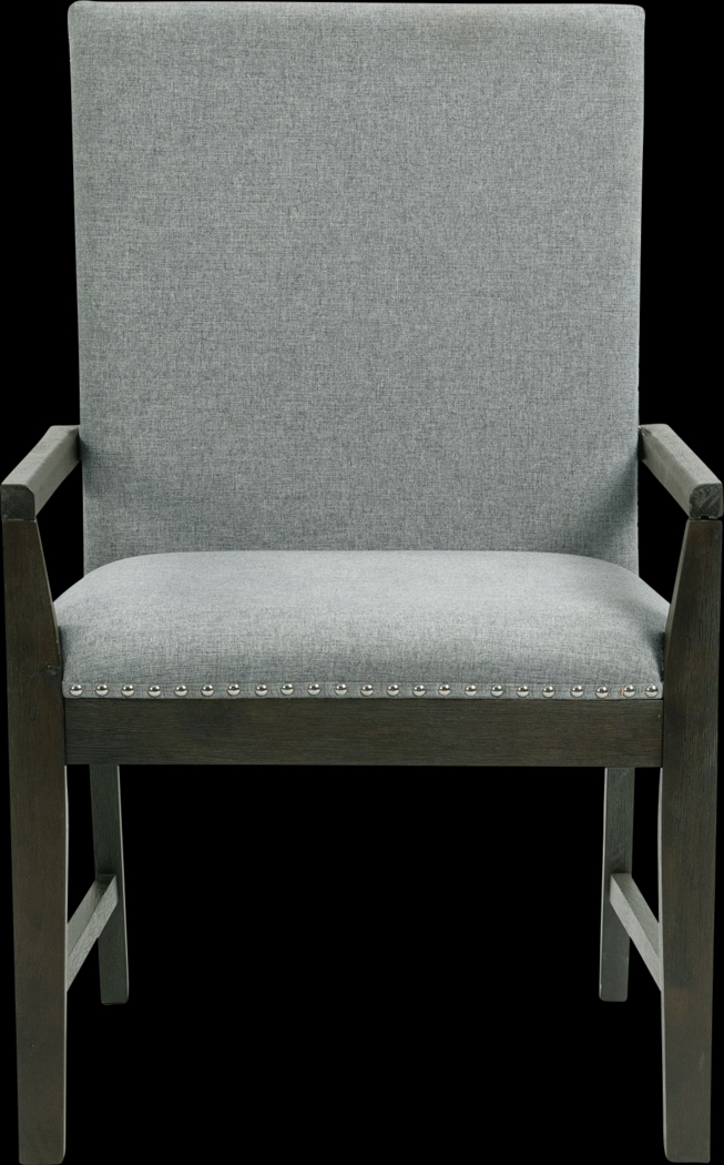 Hammerworth Gray Arm Chair, Set of 2 - Thumbnail - Image 5