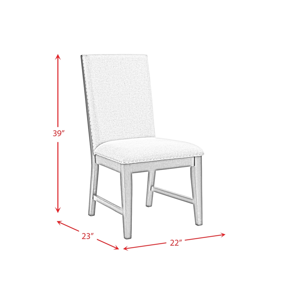 Hammerworth Gray Side Chair, Set of 2 - Thumbnail - Image 3