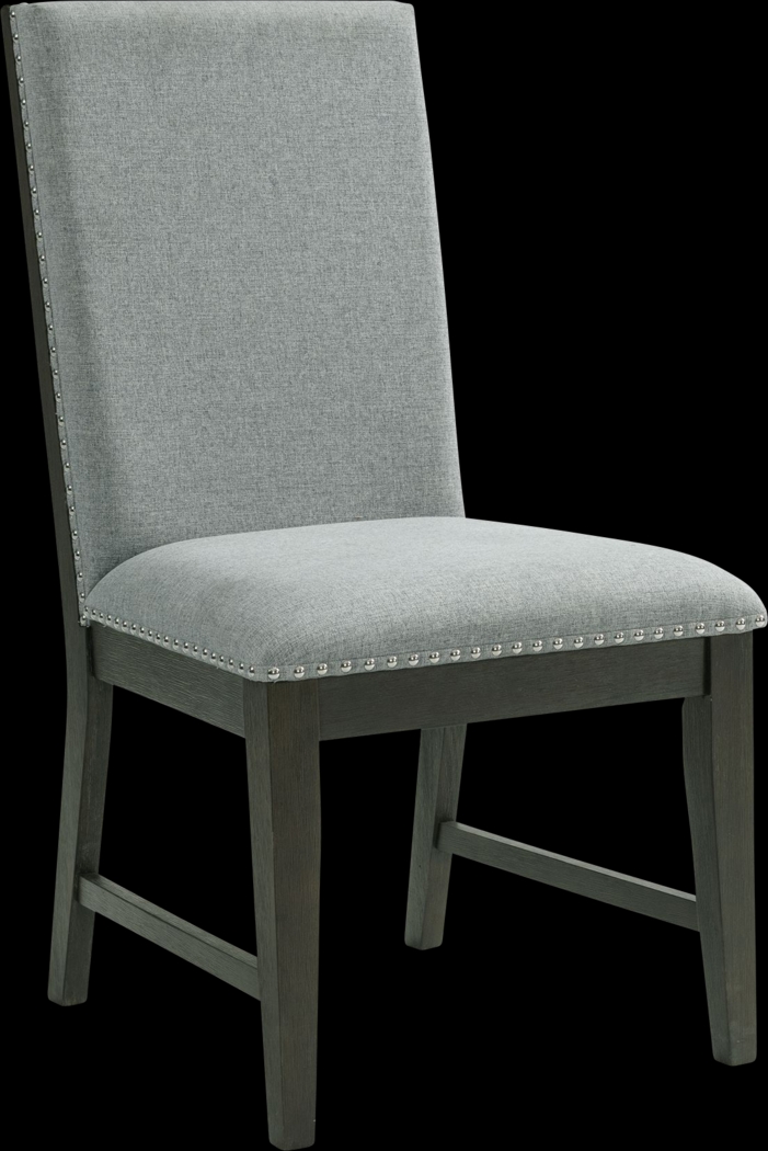 Hammerworth Gray Side Chair, Set of 2 - Thumbnail - Image 4
