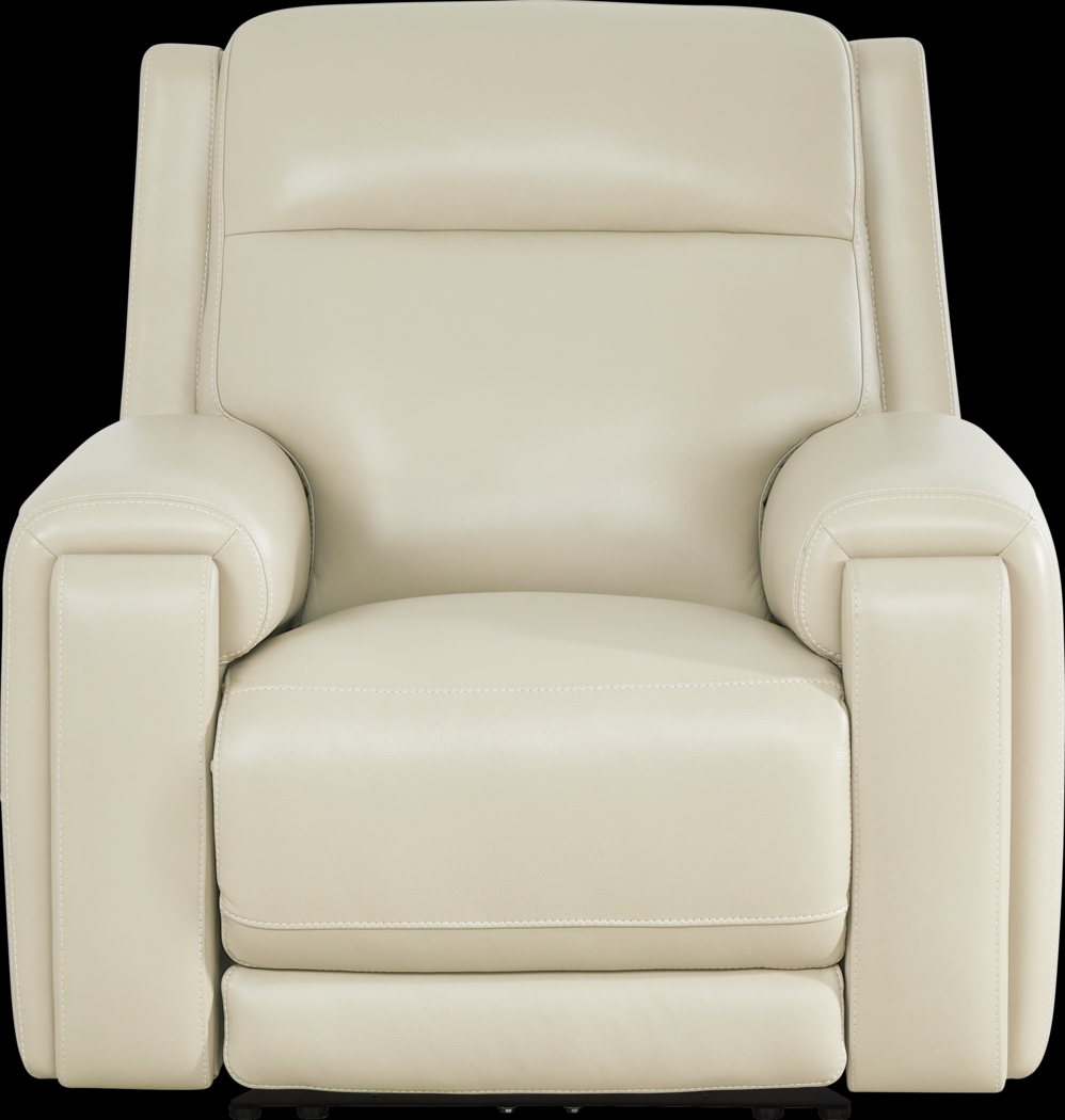 Hammond Park Beige Leather 8 Pc Triple Power Reclining Living Room - Thumbnail - Image 13