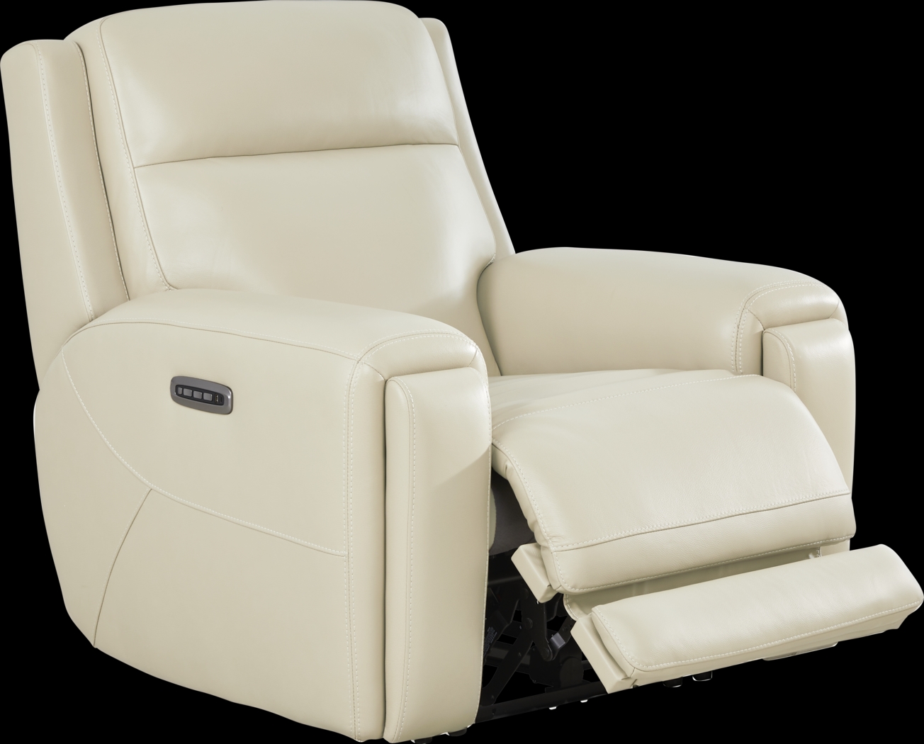 Hammond Park Beige Leather 8 Pc Triple Power Reclining Living Room - Thumbnail - Image 12