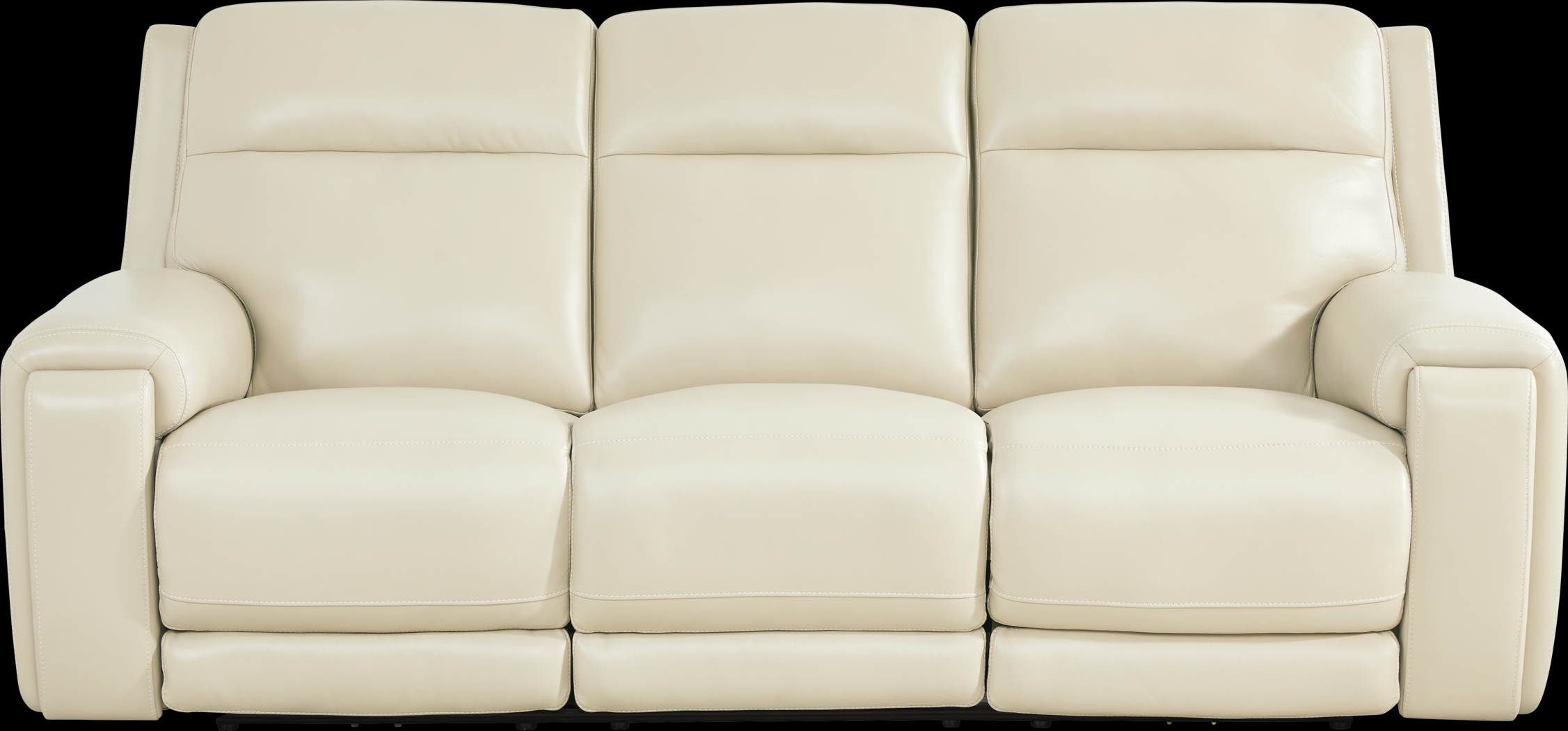 Hammond Park Beige Leather 8 Pc Triple Power Reclining Living Room - Thumbnail - Image 3
