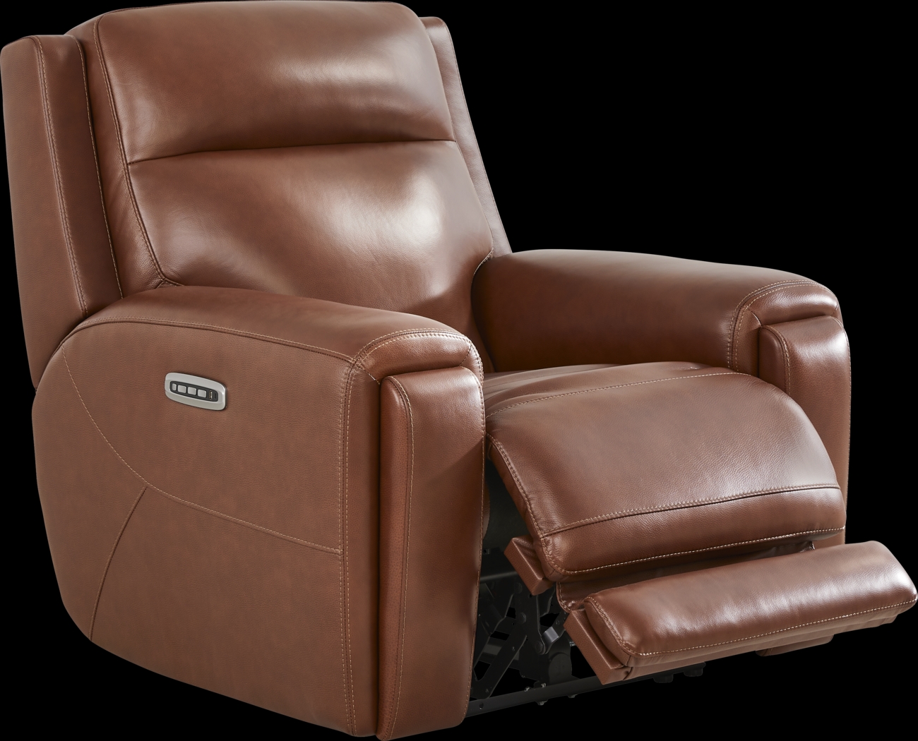 Hammond Park Brown Leather 8 Pc Triple Power Reclining Living Room - Thumbnail - Image 12