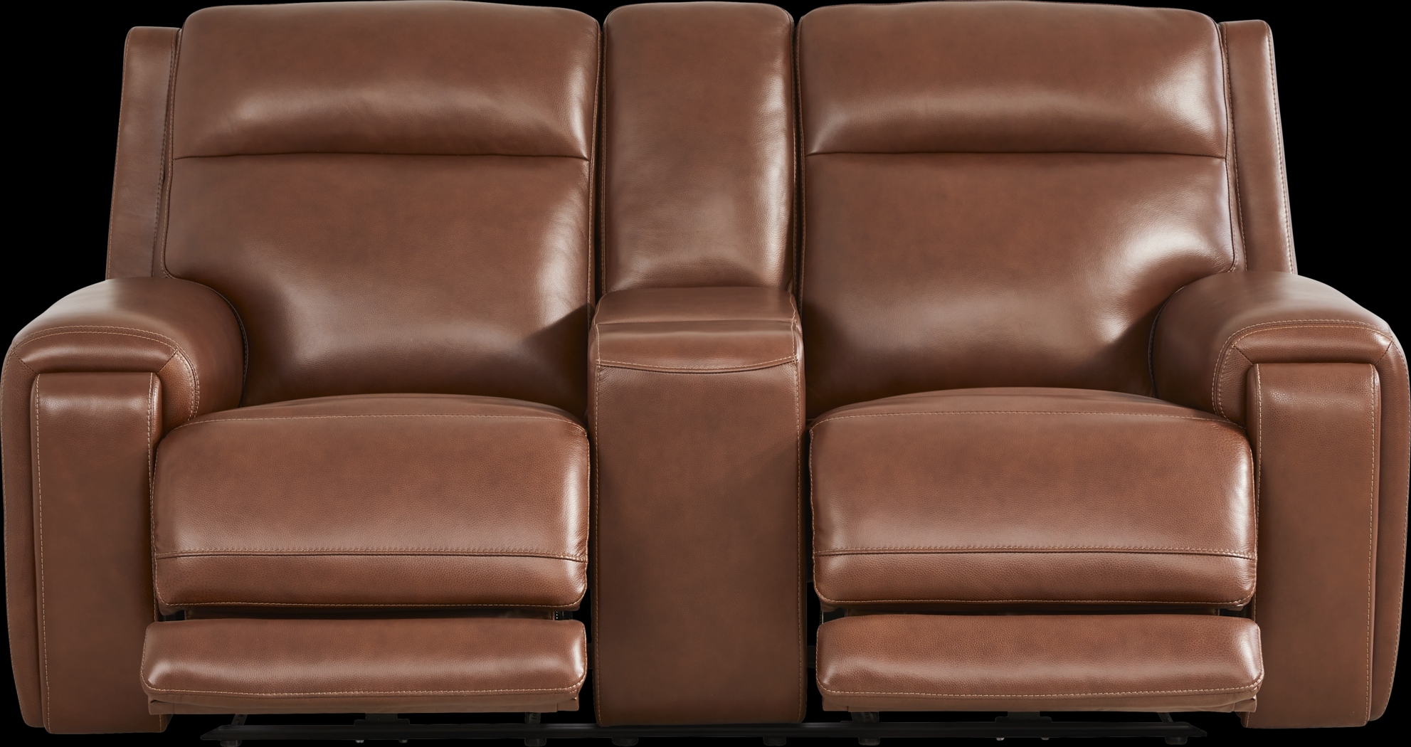 Hammond Park Brown Leather 5 Pc Triple Power Reclining Living Room - Thumbnail - Image 5