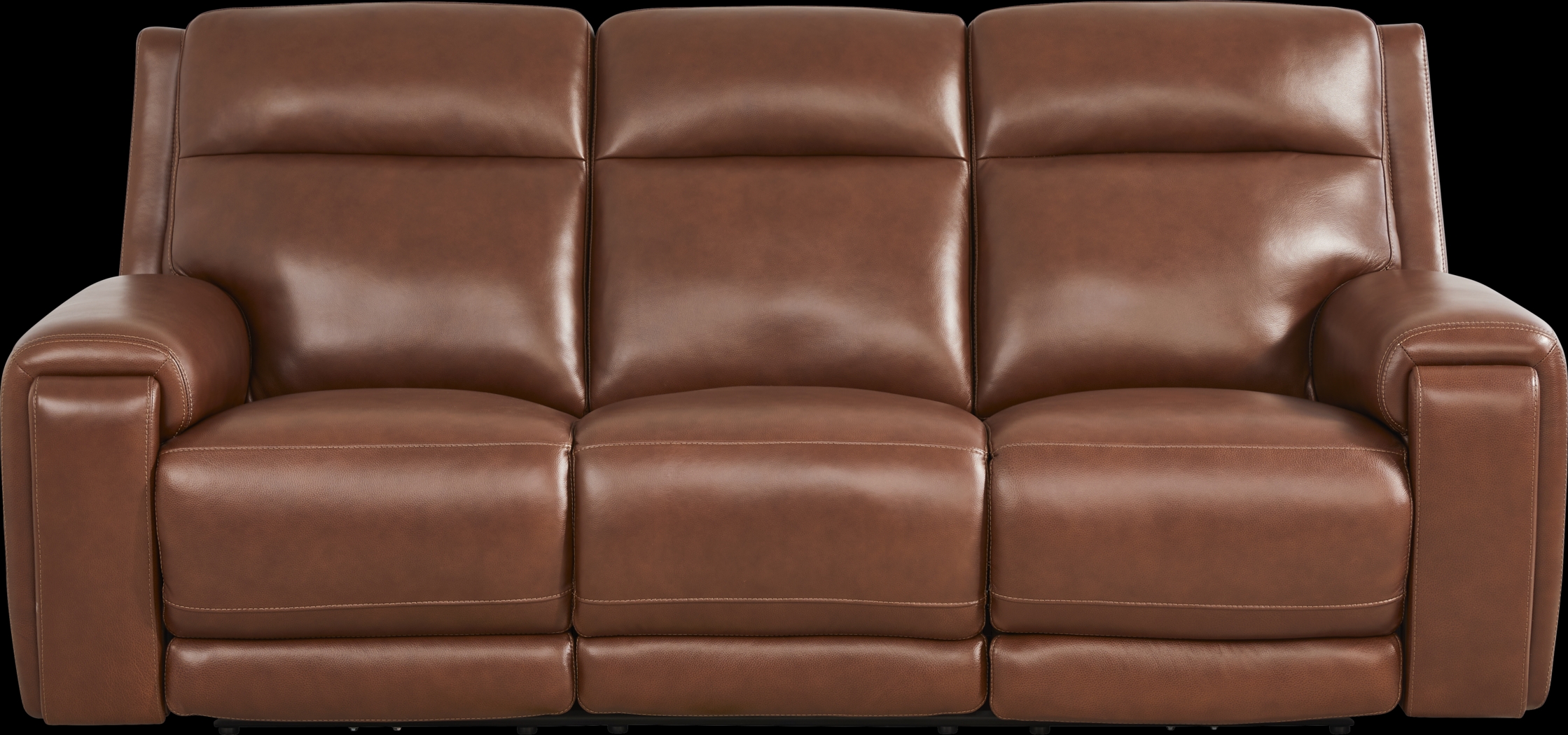 Hammond Park Brown Leather 5 Pc Triple Power Reclining Living Room - Thumbnail - Image 3