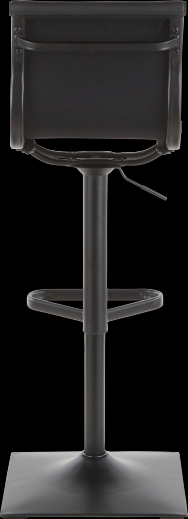 Hampden Black Adjustable Barstool - Thumbnail - Image 4