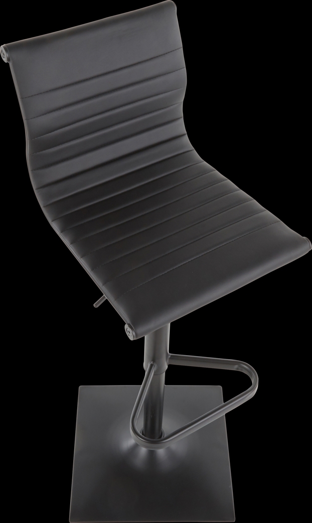 Hampden Black Adjustable Barstool - Thumbnail - Image 6