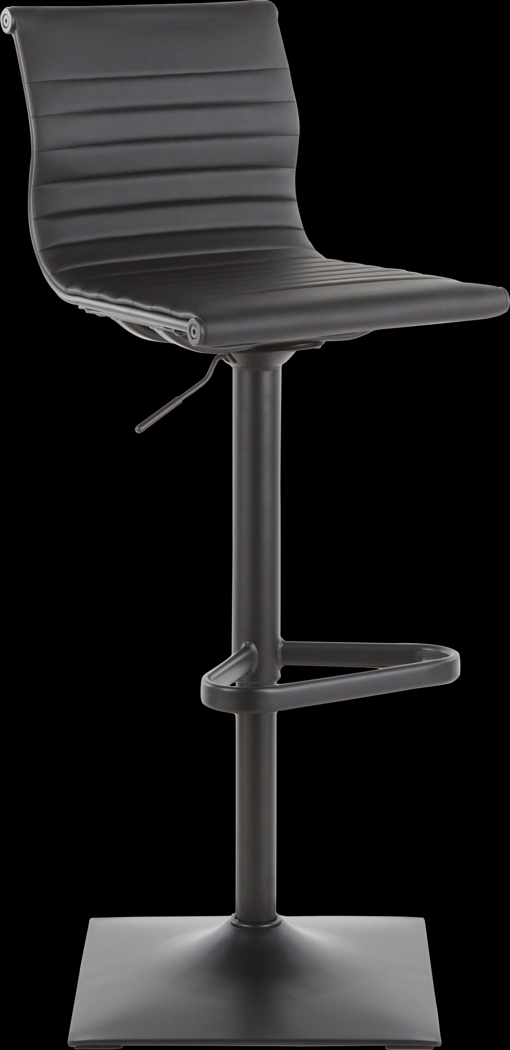 Hampden Black Adjustable Barstool - Thumbnail - Image 1