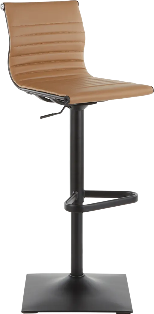Hampden Camel Adjustable Barstool - Thumbnail - Image 1