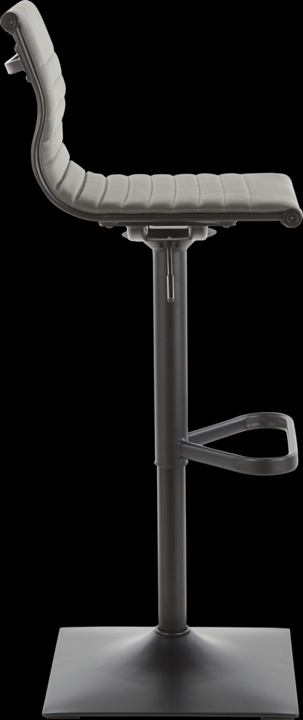 Hampden Gray Adjustable Barstool - Thumbnail - Image 2