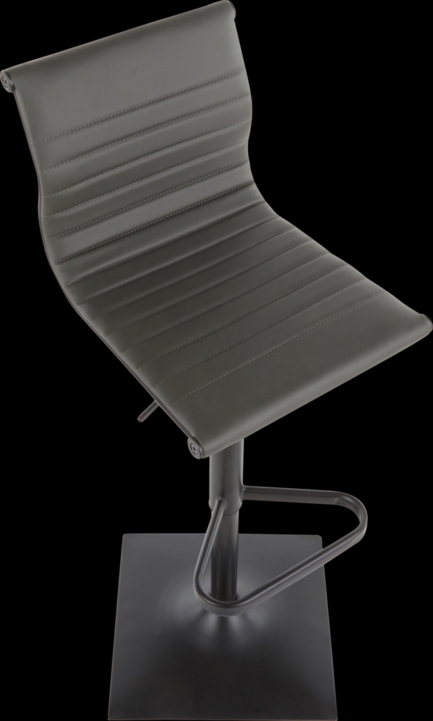 Hampden Gray Adjustable Barstool - Thumbnail - Image 6