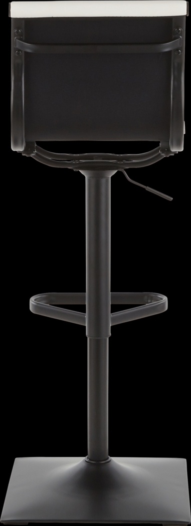 Hampden White Adjustable Barstool - Thumbnail - Image 4