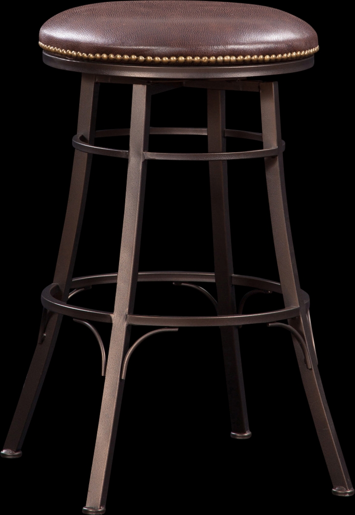 Hampney Brown Barstool - Thumbnail - Image 1