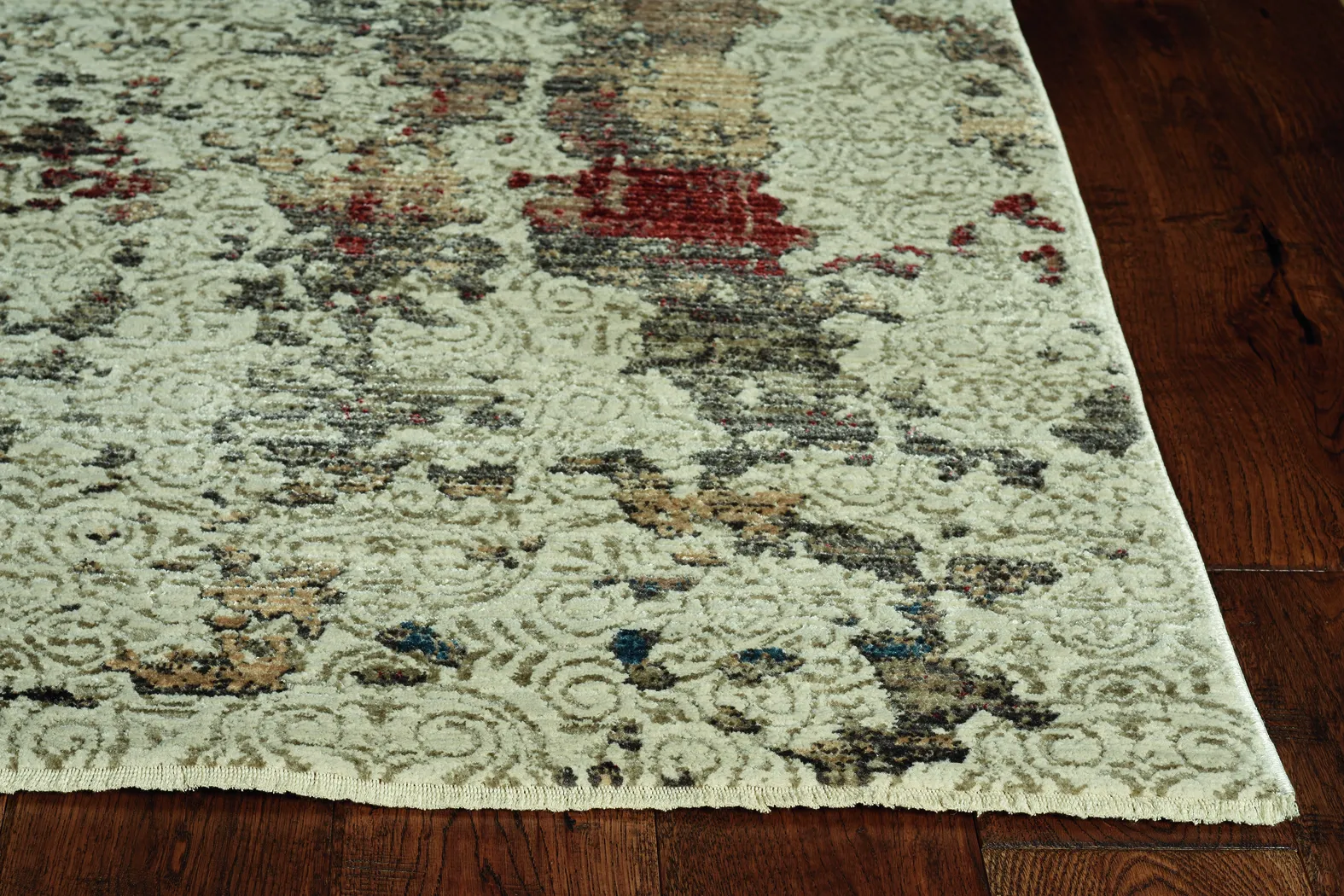 Hampnia Ivory 5'3 x 7'7 Rug - Thumbnail - Image 3
