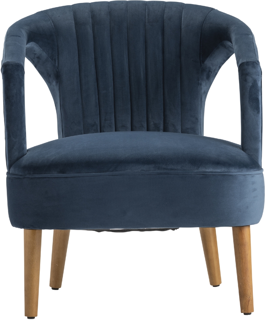 Hampson Blue Accent Chair - Thumbnail - Image 2