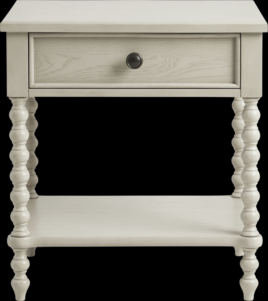 Hanchey White Accent Table - Thumbnail - Image 2