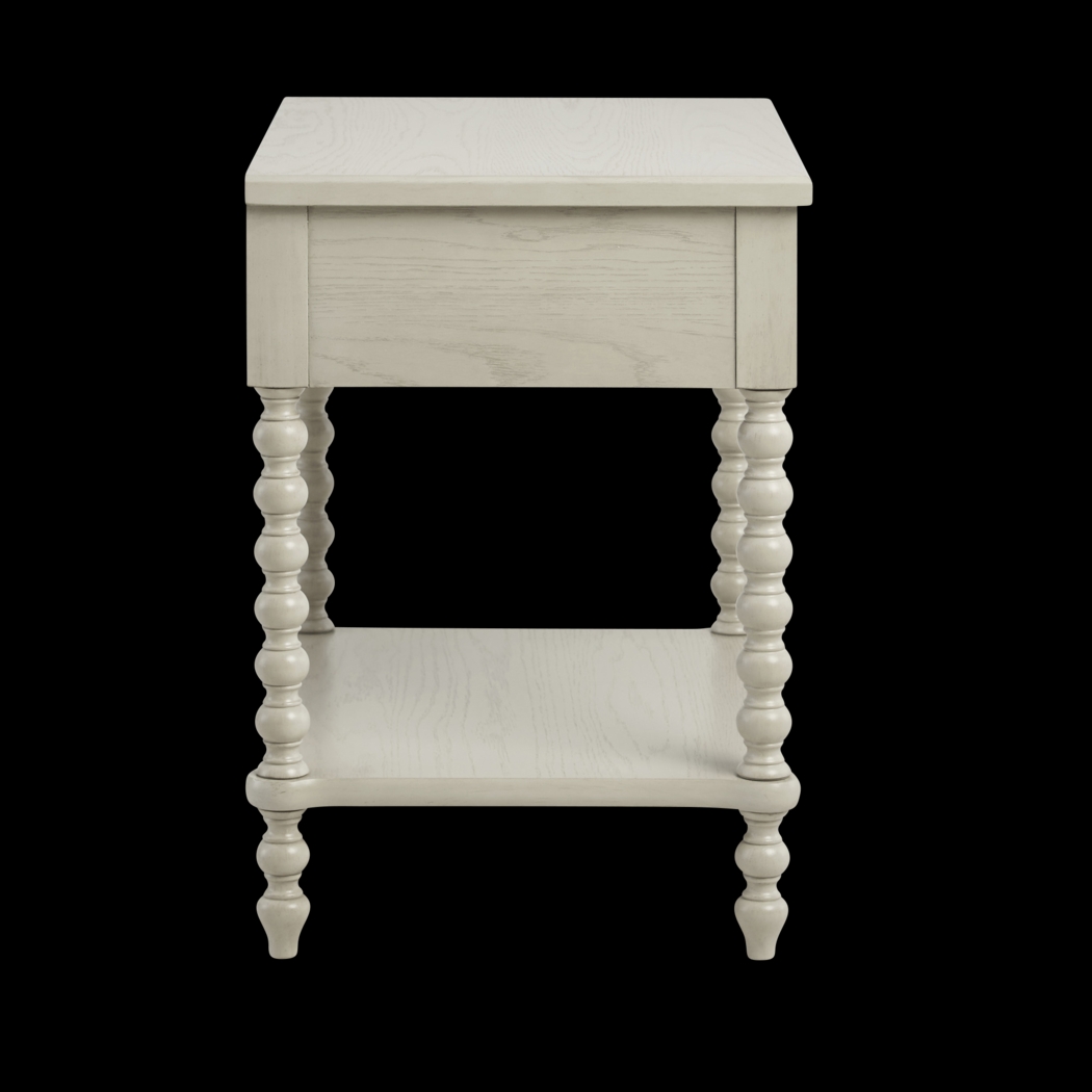 Hanchey White Accent Table - Thumbnail - Image 3