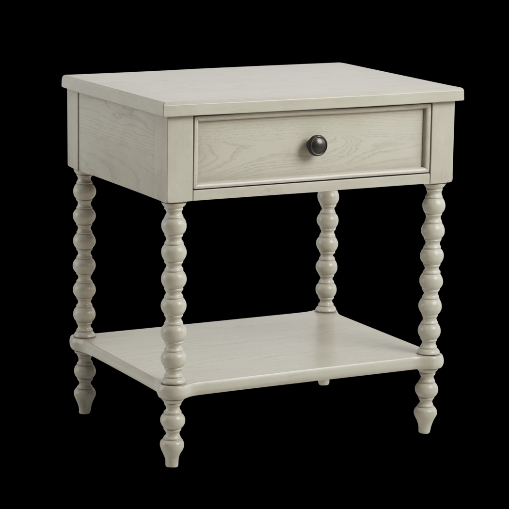 Hanchey White Accent Table - Thumbnail - Image 1
