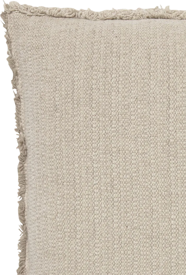 Handloom Beige/Natural Accent Pillow - Thumbnail - Image 2