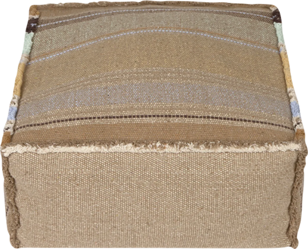 Handloom Puebla Brown Pouf - Thumbnail - Image 3