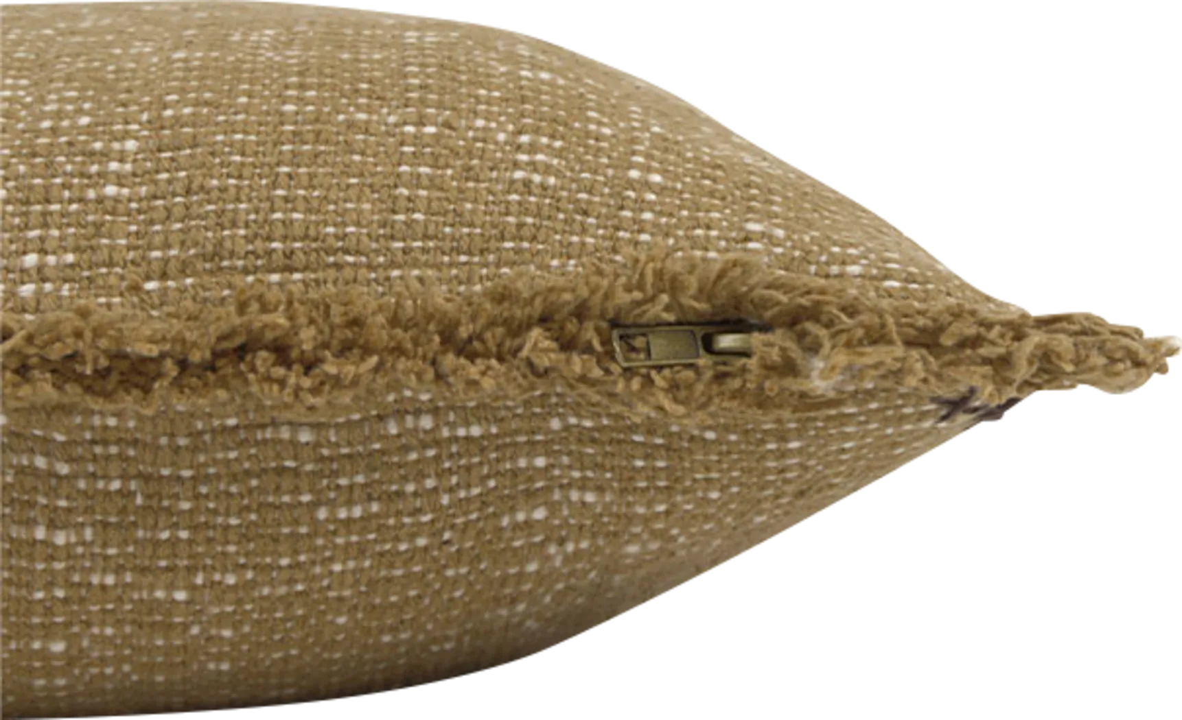 Handloom Tan/Natural Lumbar Pillow - Thumbnail - Image 4