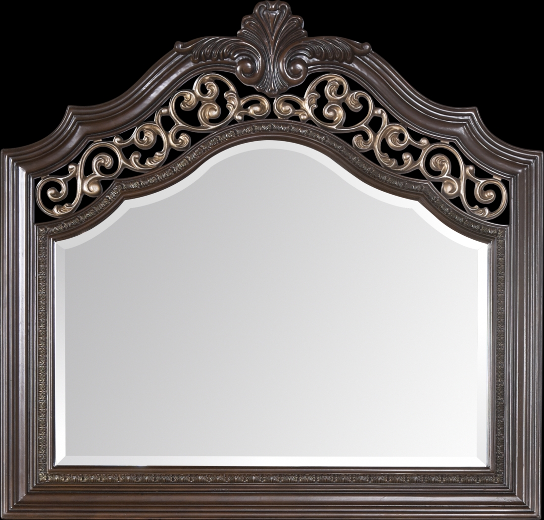 Handly Manor Pecan 8 Pc King Panel Bedroom - Thumbnail - Image 12