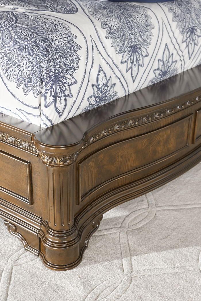 Handly Manor Pecan 8 Pc King Panel Bedroom - Thumbnail - Image 4