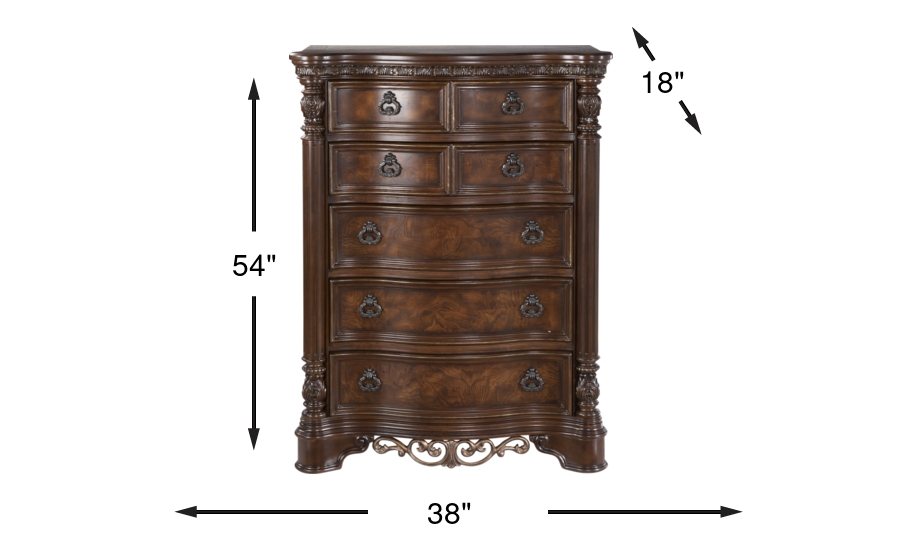 Dimension Image. Please refer to the Dimension Tab on this page for dimension details.