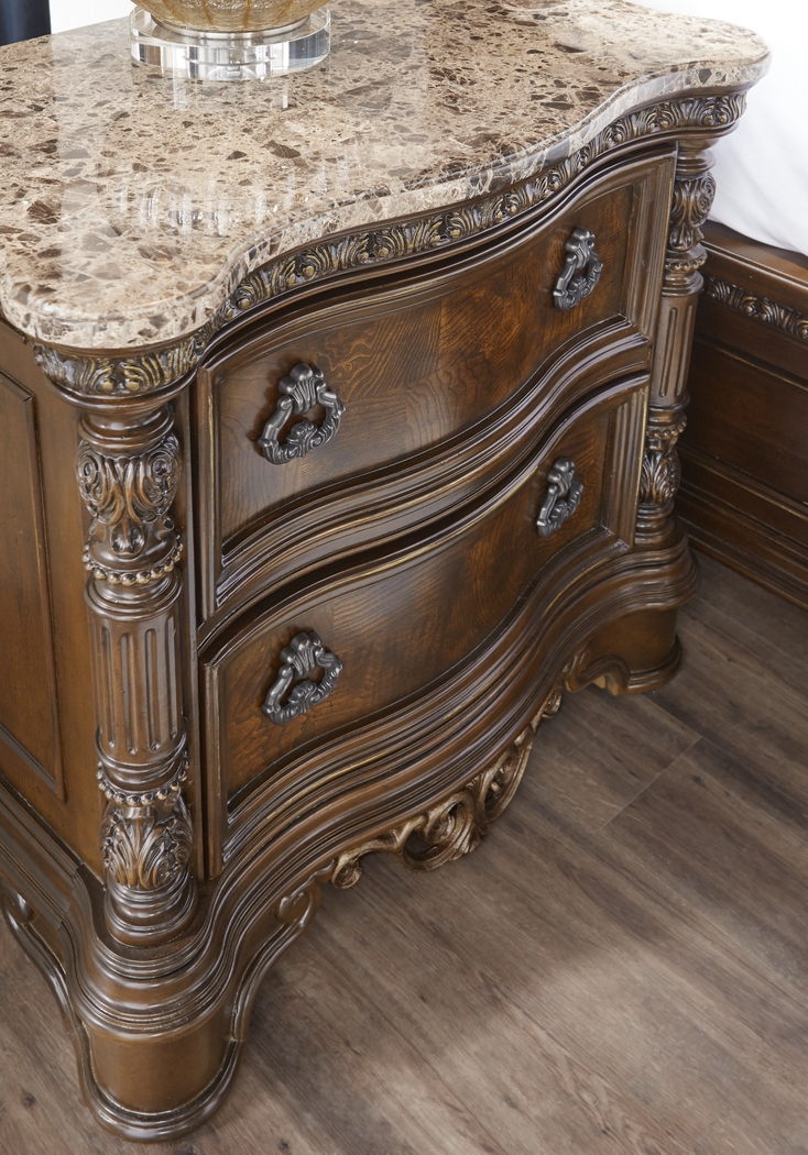 Handly Manor Pecan 8 Pc King Panel Bedroom - Thumbnail - Image 10