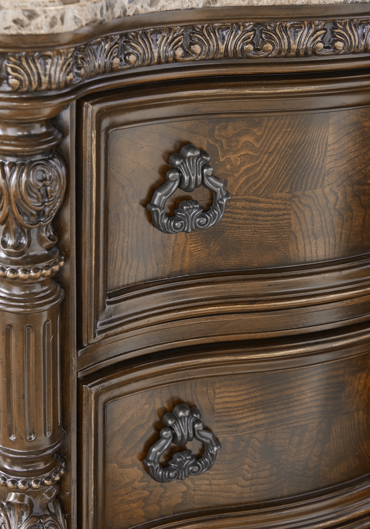 Handly Manor Pecan 8 Pc King Panel Bedroom - Thumbnail - Image 11