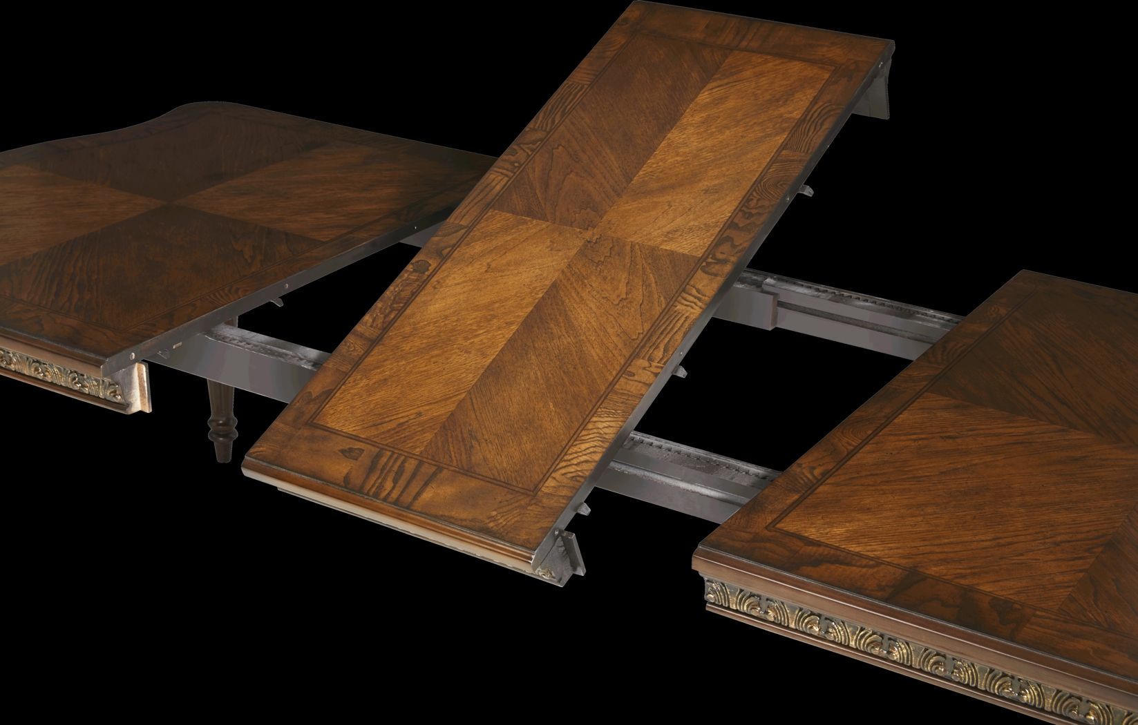 Handly Manor Pecan Rectangle Dining Table - Thumbnail - Image 3