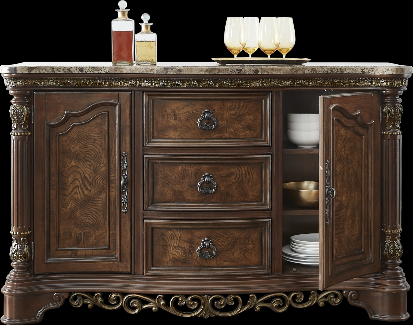 Handly Manor Pecan Server - Thumbnail - Image 2