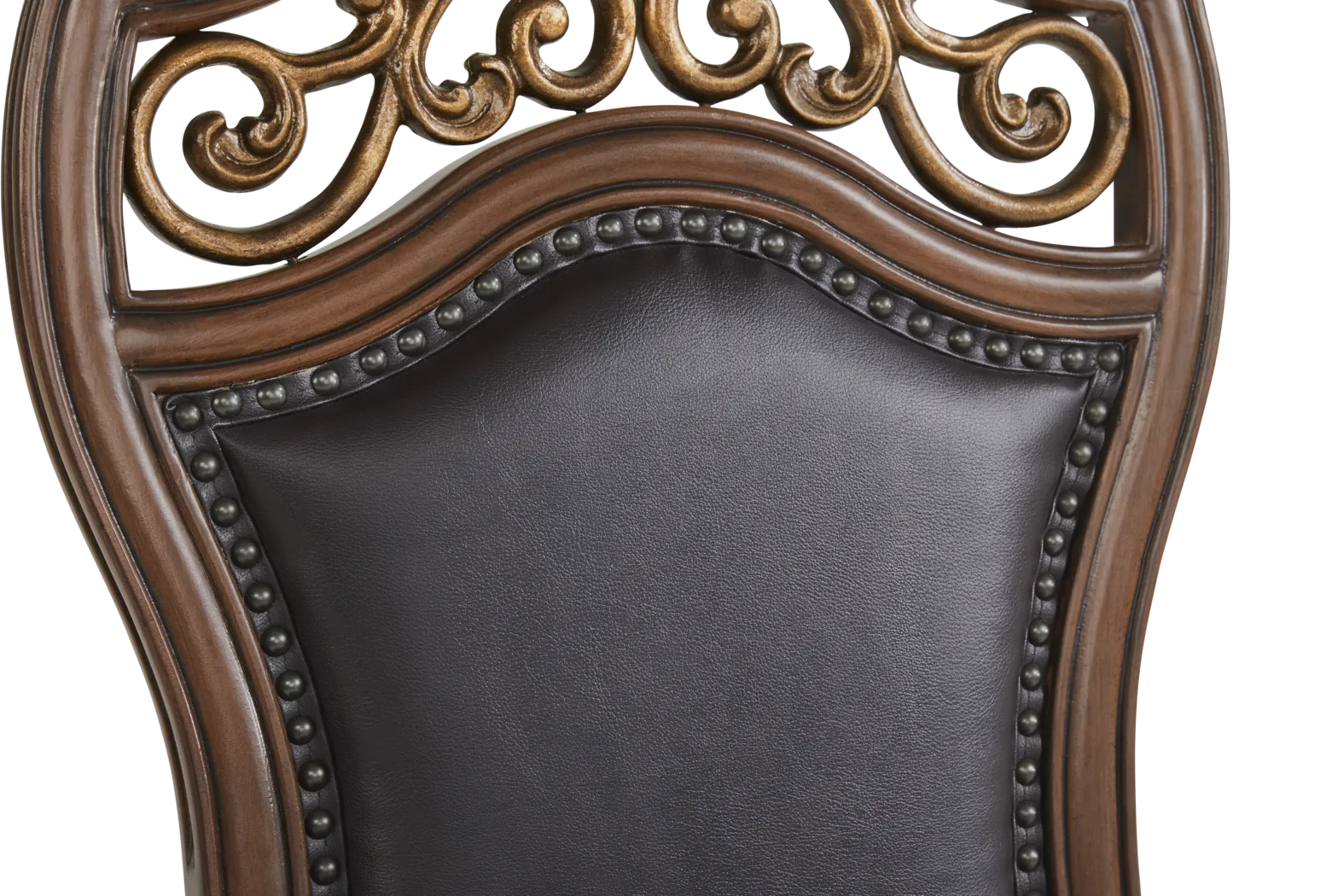 Handly Manor Pecan Upholstered Arm Chair - Thumbnail - Image 3
