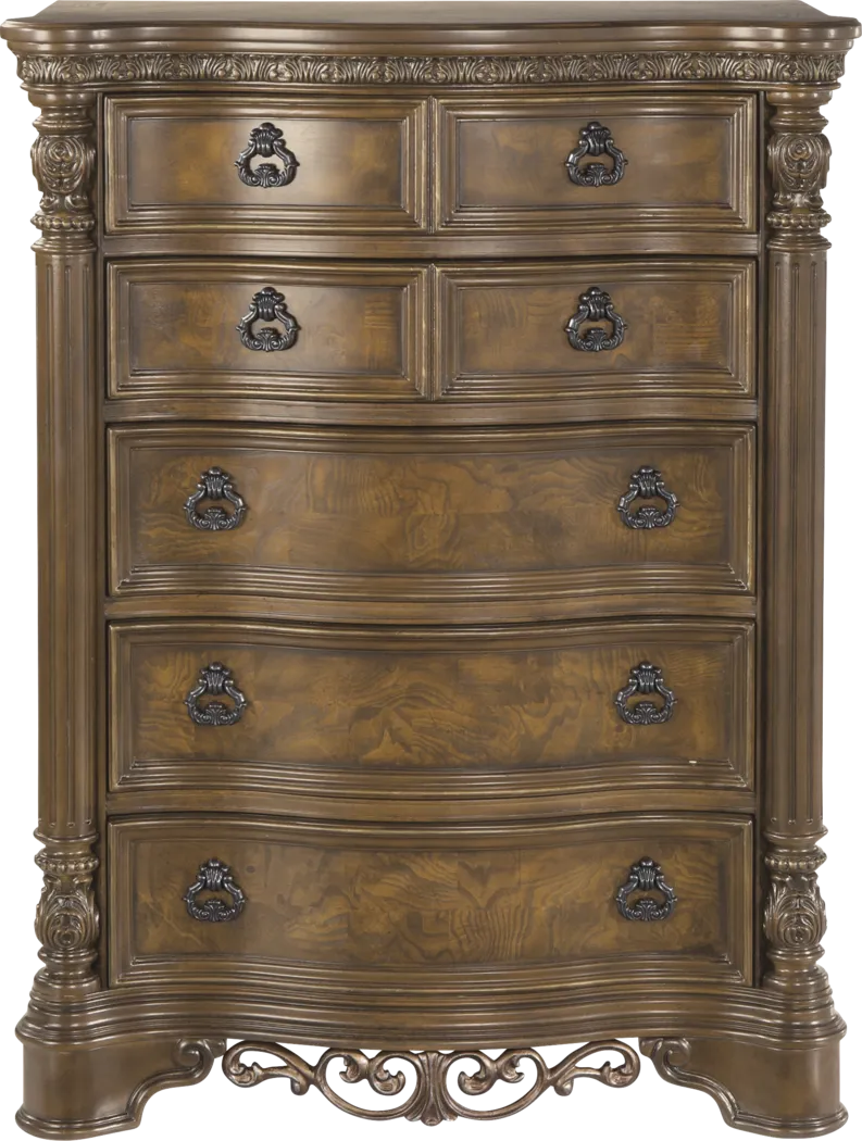 Handly Manor Toffee 8 Pc King Bedroom - Thumbnail - Image 4